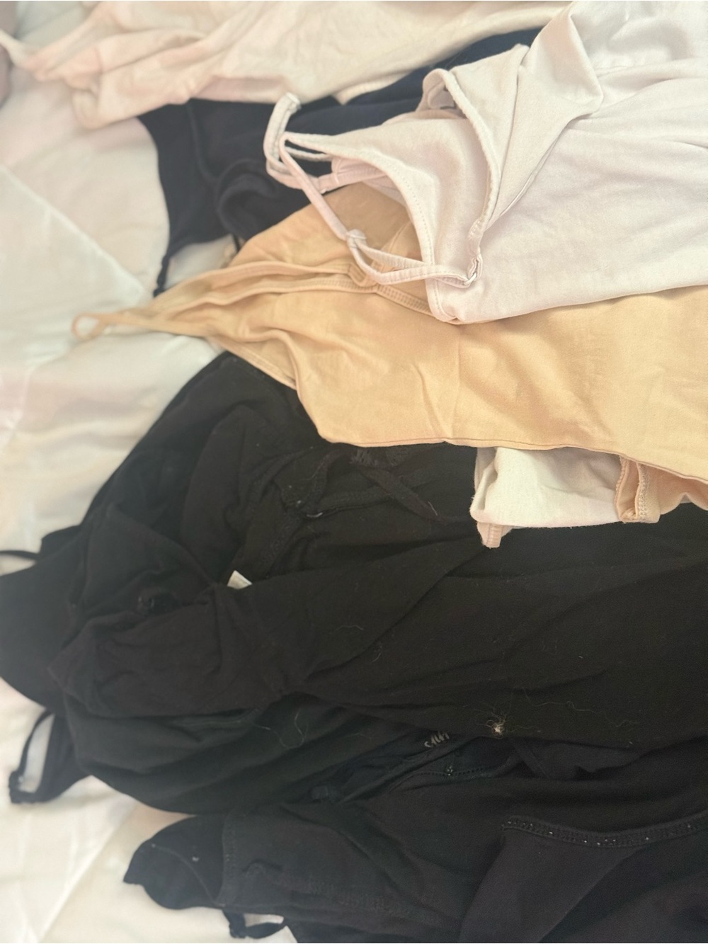Everyday Layering Tanks LOFT MEDIUM — Black, Nude, Light Pink